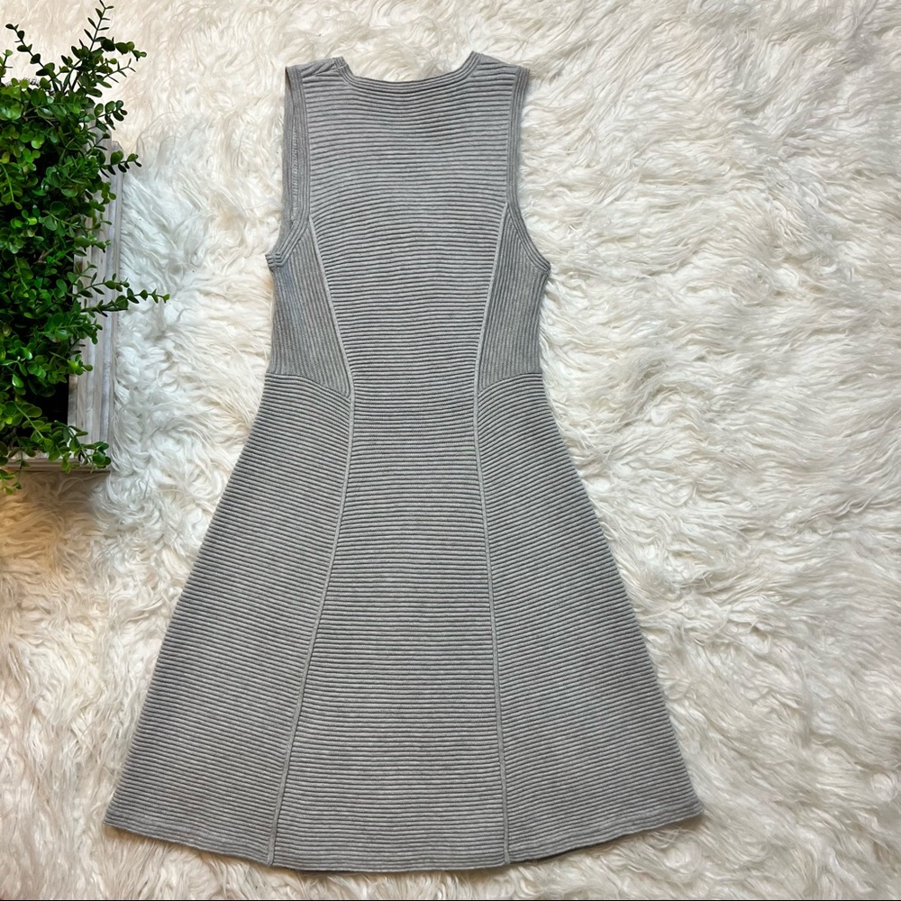 3.1 Phillip Lim Grey Stretch Knit Dress Medium - Picture 4 of 5